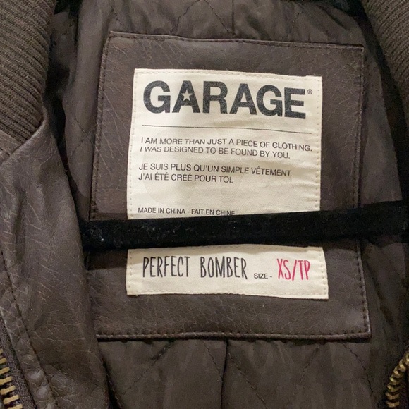 Brown bomber jacket - Picture 2 of 5